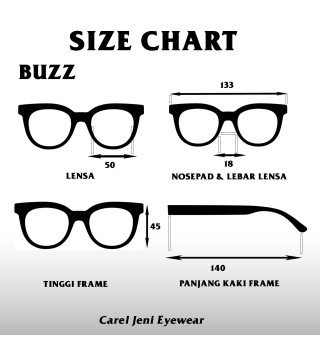 BUZZ | Original Carel Jeni Eyewear Include Lensa